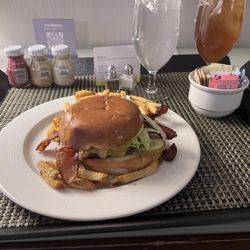 Birch Bar - OG burger and fries.