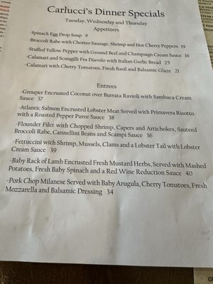 Menu photo 2 Carlucci's Bistro Whitehouse Station, NJ Menu photo 2 Carlucci's Bistro Whitehouse Station, NJ