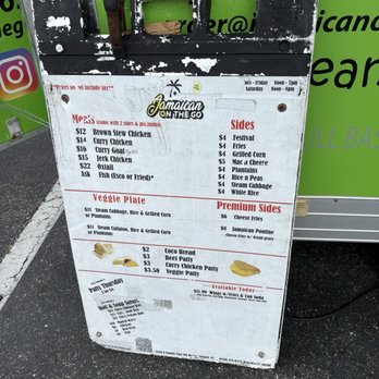 Jamaican On The Go - Menu - Caribbean Near Me Jamaican On The Go - Menu - Caribbean Near Me