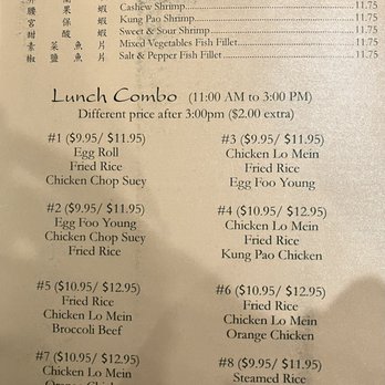 New Ocean Chinese Restaurant - Menu and prices as of 1/1/2024 - Chinese Near Me - Santa Maria, California