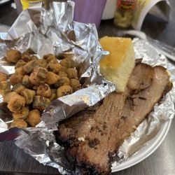 Brisket and Okra