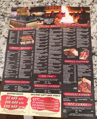 Menu photo 2 Kobe Budda House Restaurant Haverhill, MA Menu photo 2 Kobe Budda House Restaurant Haverhill, MA