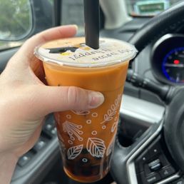Thai tea boba Thai tea boba
