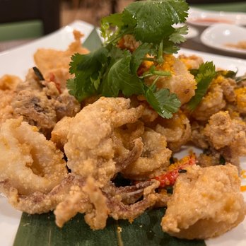 PappaRich - Salted squid with egg yolk - Malaysian Near Me - Houston, Texas PappaRich - Salted squid with egg yolk - Malaysian Near Me - Houston, Texas