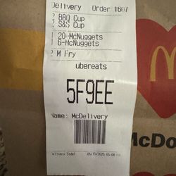 McDonald's - The order they F'ed up!