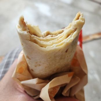 Taco Bell - Burrito... Basically just a tortilla - Fast Food Near Me - Mont Belvieu, Texas
