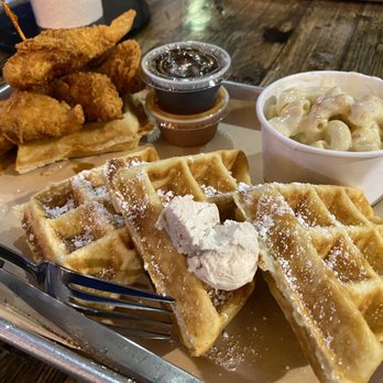 The Cookshack - Chicken & Waffles with Side Mac & Cheese - Chicken Shop Near Me - Houston, Texas The Cookshack - Chicken & Waffles with Side Mac & Cheese - Chicken Shop Near Me - Houston, Texas