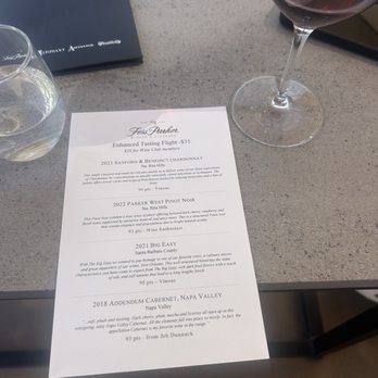 Fess Parker Winery - Tasting menu - Wine Tasting Room Near Me - Los Olivos, California Fess Parker Winery - Tasting menu - Wine Tasting Room Near Me - Los Olivos, California