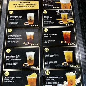 Tiger Sugar - Menu - Coffee & Tea Near Me - Las Vegas, Nevada Tiger Sugar - Menu - Coffee & Tea Near Me - Las Vegas, Nevada