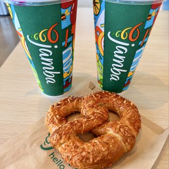 Jamba - Over Ice beverages & a toasted Parmesan pretzel - Juice Bars & Smoothies Near Me - San Diego, California Jamba - Over Ice beverages & a toasted Parmesan pretzel - Juice Bars & Smoothies Near Me - San Diego, California