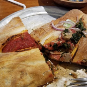 Sal's by Victor - Stromboli with sausage, pepperoni, spinach, and mushrooms. - Italian Near Me - Williamsburg, Virginia Sal's by Victor - Stromboli with sausage, pepperoni, spinach, and mushrooms. - Italian Near Me - Williamsburg, Virginia
