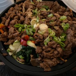 BEEF BOWL w/ veggies added BEEF BOWL w/ veggies added