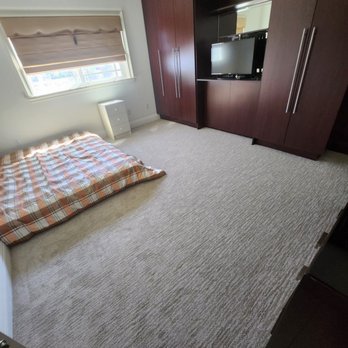 Rainbow Carpet - Pattern carpet in apartment bedroom - Flooring Near Me - Cerritos, California Rainbow Carpet - Pattern carpet in apartment bedroom - Flooring Near Me - Cerritos, California