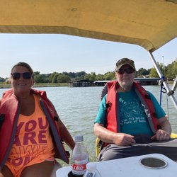 Lake Fayetteville - My sister and Dad at Lake Fayetteville