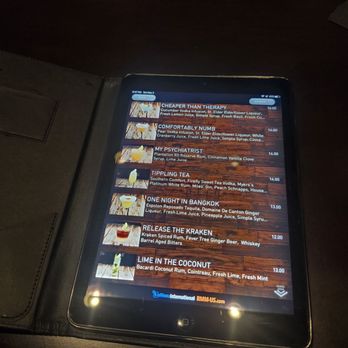 Nona Blue Modern Tavern - Fancy tablet menus - Bars Near Me - Orlando, Florida