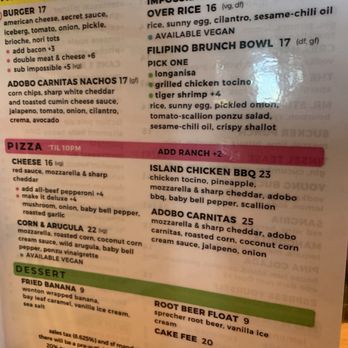 The Detour - Menu - Arcades Near Me - San Francisco, California