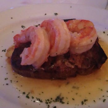 Ocean Prime - Bone In Filet w/jumbo shrimp... Delish! - Seafood Near Me - Orlando, Florida