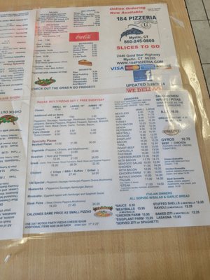Menu photo 2 184 Pizzeria Mystic, CT