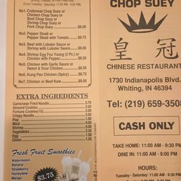 Menu Menu