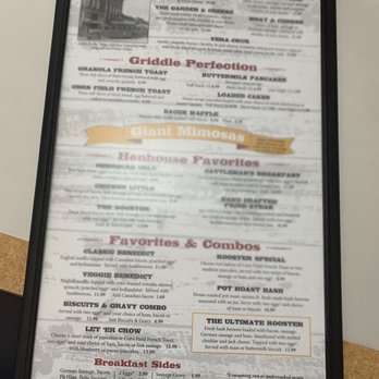Roosters Restaurant - the menu of the restaurant - American Near Me - Pendleton, Oregon