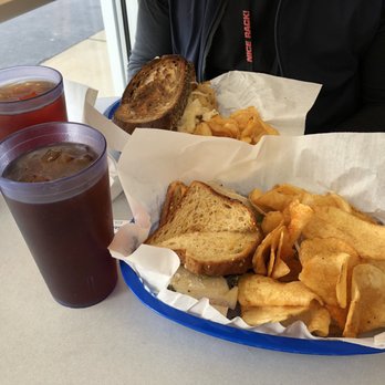 Sand Hill Kitchen - Turkey on gluten-free bread Ruben their homemade chips and two glasses of iced tea yummy!! - Breakfast & Brunch Near Me - Asheville, North Carolina Sand Hill Kitchen - Turkey on gluten-free bread Ruben their homemade chips and two glasses of iced tea yummy!! - Breakfast & Brunch Near Me - Asheville, North Carolina