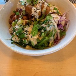fried tofu bowl fried tofu bowl