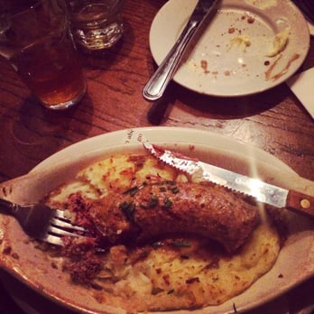The Haven - The corned beef sausage with mustard gravy. Quite hearty! - Gastropubs Near Me - Jamaica Plain, Massachusetts The Haven - The corned beef sausage with mustard gravy. Quite hearty! - Gastropubs Near Me - Jamaica Plain, Massachusetts