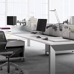 E3 Office Furniture & Interiors - Allsteel Stride Benching Workstations