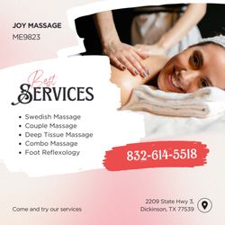 Joy Massage - Check out our services and benefits