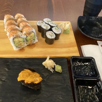 Sushi Mura - Alaska roll, negitoro maki and uni nigiri - Sushi Bars Near Me - Coquitlam, British Columbia Sushi Mura - Alaska roll, negitoro maki and uni nigiri - Sushi Bars Near Me - Coquitlam, British Columbia