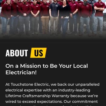 Touchstone Electric - Their mission statement - Electricians Near Me - Matthews, North Carolina Touchstone Electric - Their mission statement - Electricians Near Me - Matthews, North Carolina