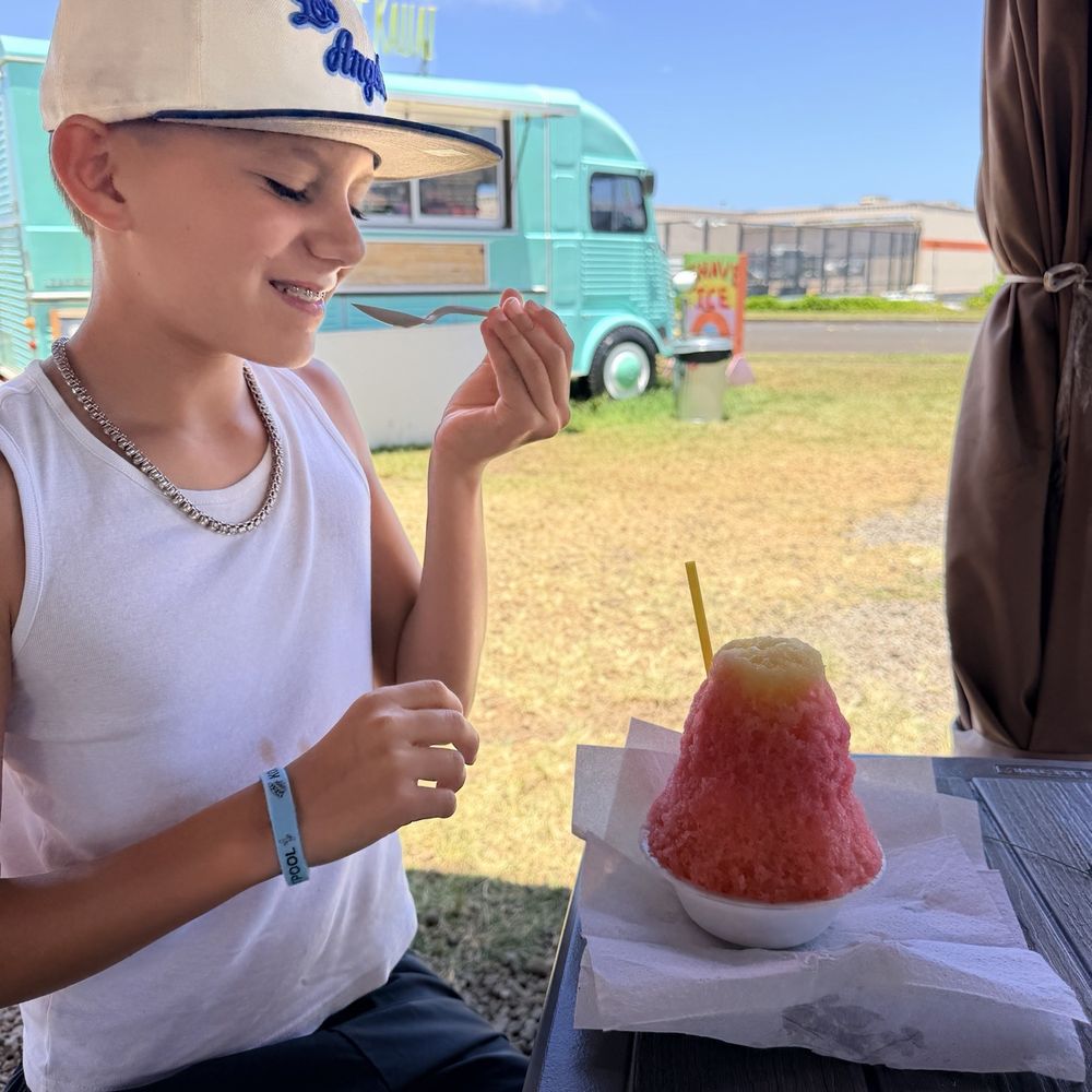 Rainbow Shave Ice Kauai - Strawberry, raspberry, mango. - Shaved Ice Near Me - Lihue, Hawaii Rainbow Shave Ice Kauai - Strawberry, raspberry, mango. - Shaved Ice Near Me - Lihue, Hawaii