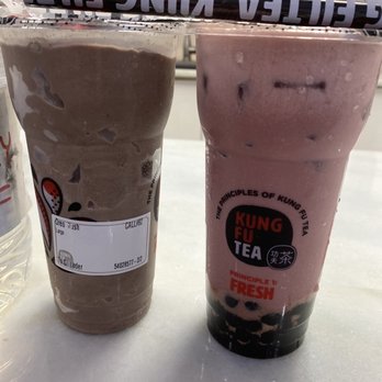 Kung Fu Tea - Oreo slush and rosehip milk tea - Bubble Tea Near Me - Davie, Florida