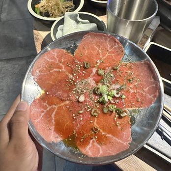 Pigya - beef carpaccio!! was amazing - Korean Near Me - Los Angeles, California