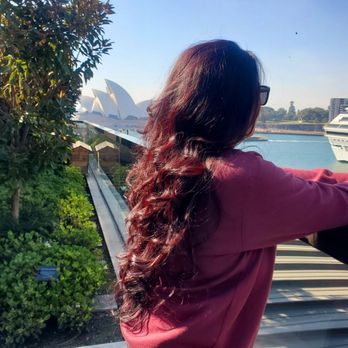 Perfect Style - Great timing with morning sun. Here visiting Sydney, Australia. - Hair Salons Near Me - La Puente, California