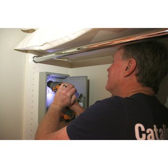 Foothills FixIt - A key box being installed in a closet. - Handyman Near Me - Westminster, Colorado Foothills FixIt - A key box being installed in a closet. - Handyman Near Me - Westminster, Colorado