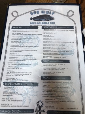 Menu photo 6 Sea Wolf - Bushwick Brooklyn, NY