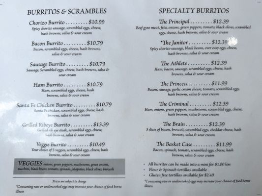 Menu photo 1 The Breakfast Club Spokane, WA