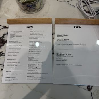 Rien Coffee - Menu as of June 2026 - Coffee & Tea Near Me - Orange, California Rien Coffee - Menu as of June 2026 - Coffee & Tea Near Me - Orange, California