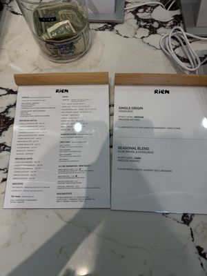 Menu photo 1 Rien Coffee Orange, CA Menu photo 1 Rien Coffee Orange, CA