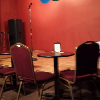 Laughs Comedy Club - Stage from 2nd row seating - Comedy Clubs Near Me - Seattle, Washington Laughs Comedy Club - Stage from 2nd row seating - Comedy Clubs Near Me - Seattle, Washington