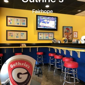 Guthrie's of Fairhope - a cup of coffee in front of a bar - Chicken Wings Near Me - Fairhope, Alabama