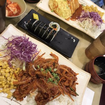 Kimganae - Spicy pork over rice, omurice - Korean Near Me - Flushing, New York