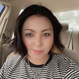Spikey styling however my hair is soft and a beautiful color.