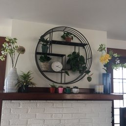 Plants on my mantel!