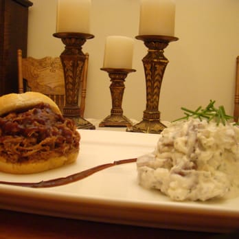 Flying Barracuda - Barracuda Pulled Pork sandwich and Big Mikes Potatoe salad mmmm gooood - Caterers Near Me Flying Barracuda - Barracuda Pulled Pork sandwich and Big Mikes Potatoe salad mmmm gooood - Caterers Near Me