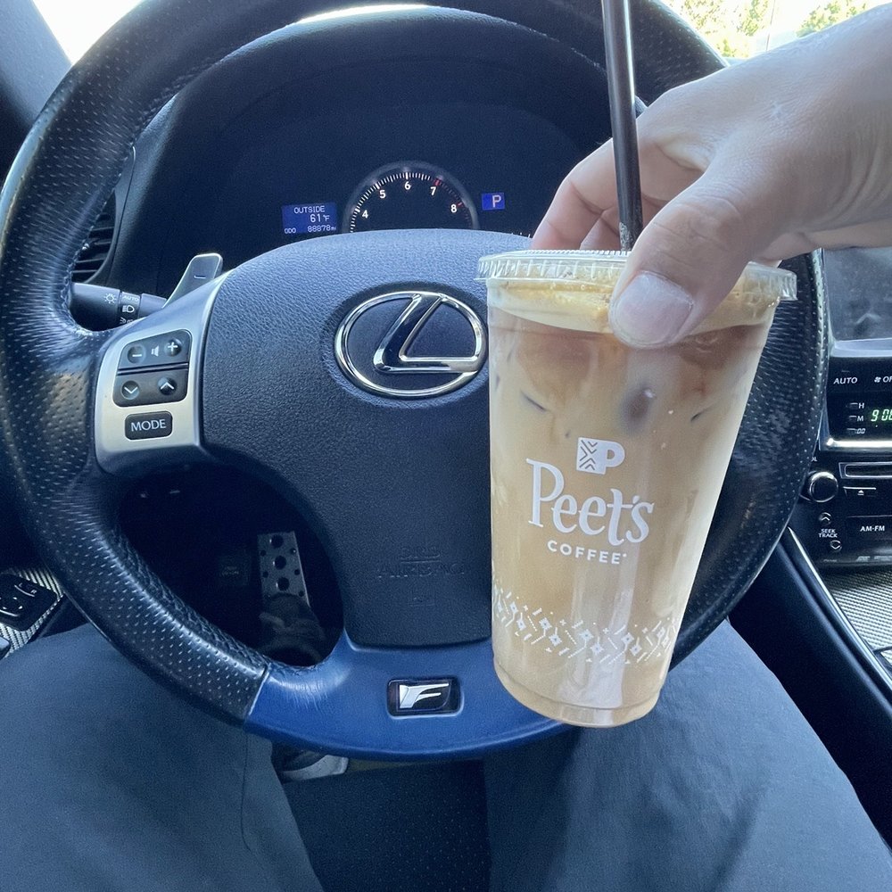 Peet's Coffee - Ice vanilla latte extra shot - Coffee & Tea Near Me - Mountain View, California Peet's Coffee - Ice vanilla latte extra shot - Coffee & Tea Near Me - Mountain View, California