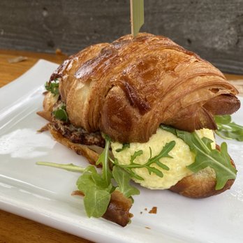 Lofty Coffee - Croissant breakfast sandwich. - Coffee & Tea Near Me - San Diego, California