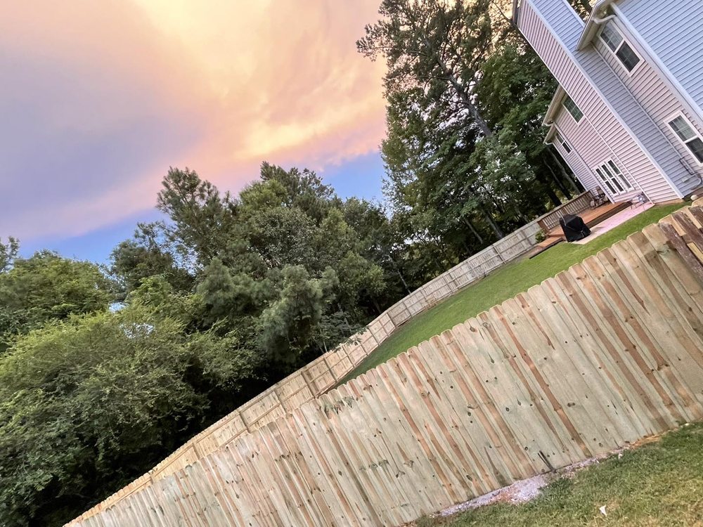 Slide of Cross Fence Construction