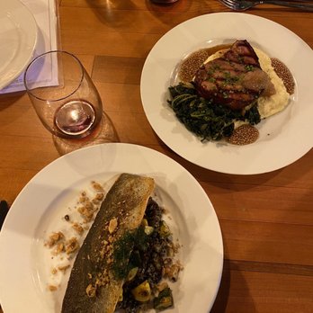 Lake Ave Restaurant & Bar - Trout and pork chop - New American Near Me - Duluth, Minnesota